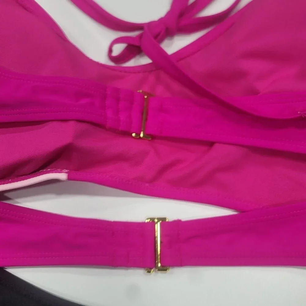 Cyn & Luca Colorblock Cut Out One Piece Swimsuit 3X - Picture 9 of 16